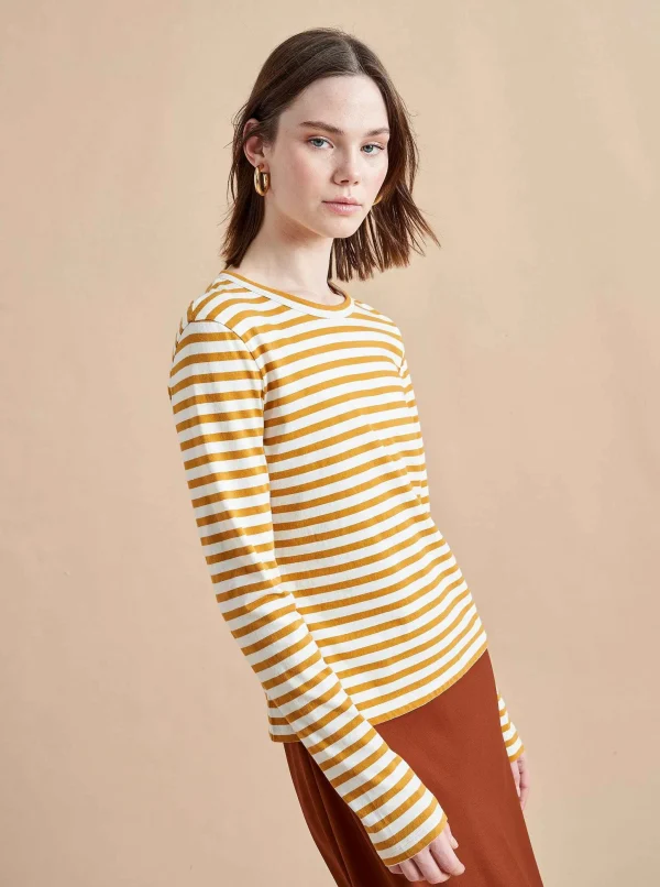 Best Striped Meredith Tee Women Tees