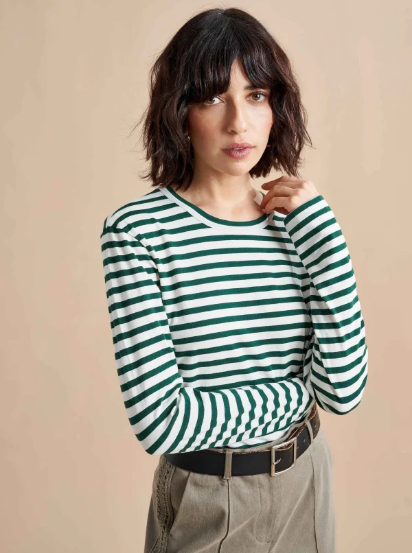 Flash Sale Striped Meredith Tee Women Tees