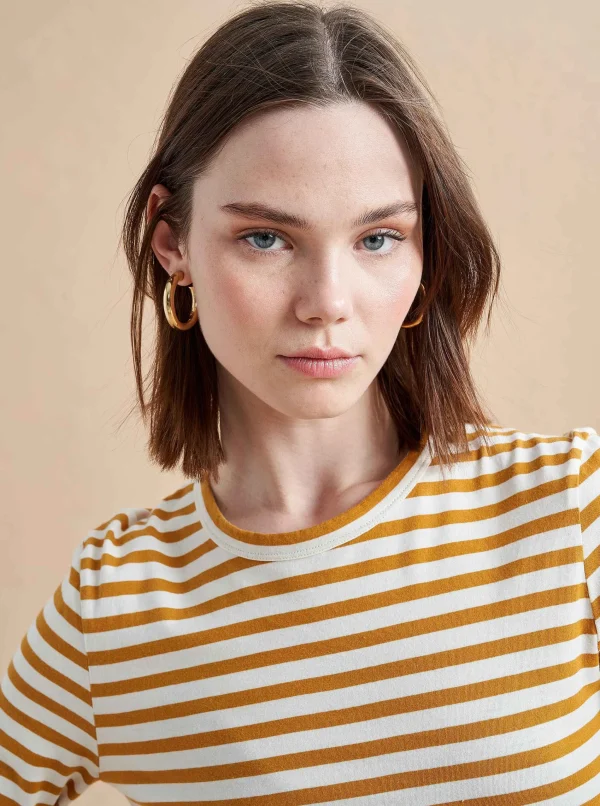 Best Striped Meredith Tee Women Tees