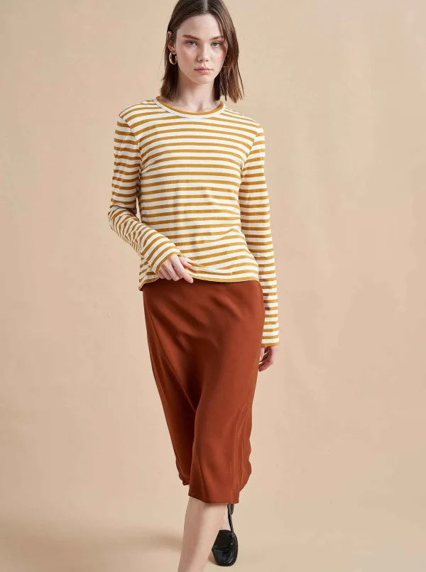 Best Striped Meredith Tee Women Tees