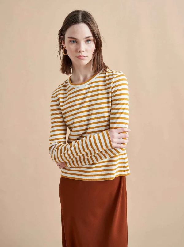 Best Striped Meredith Tee Women Tees