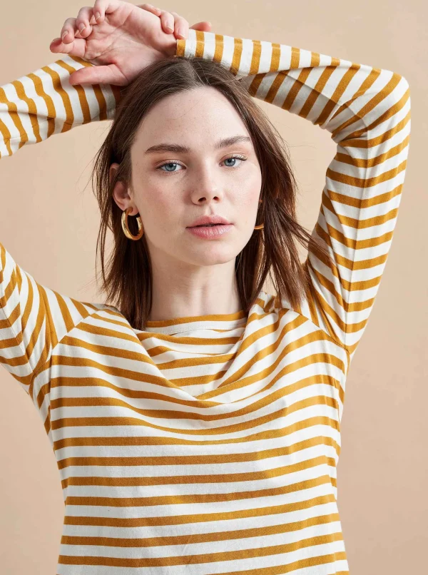 Best Striped Meredith Tee Women Tees