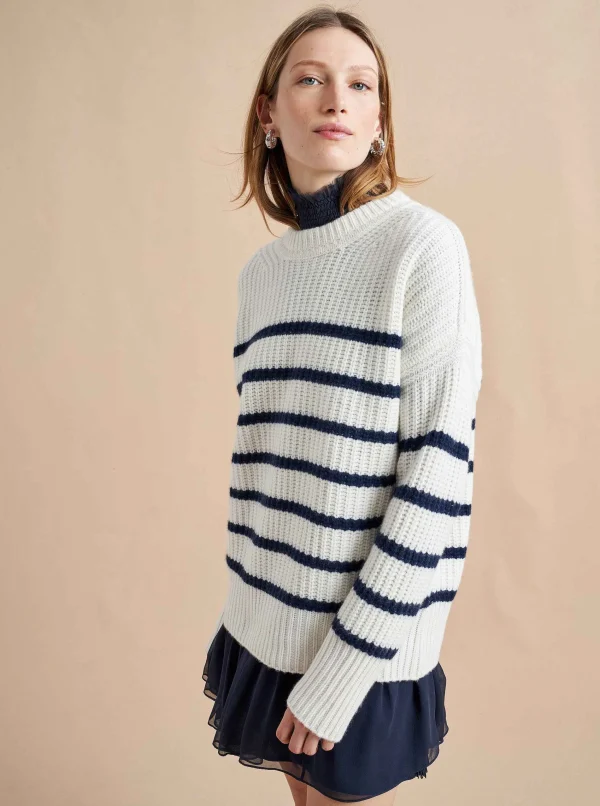 Shop Striped Toujours Sweater Women Sweaters