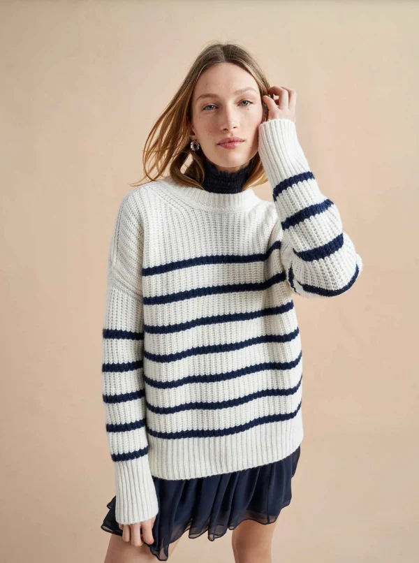 Shop Striped Toujours Sweater Women Sweaters