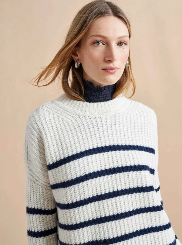 Shop Striped Toujours Sweater Women Sweaters