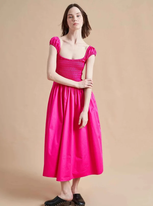 Discount Vivian Dress Women Midi Dresses